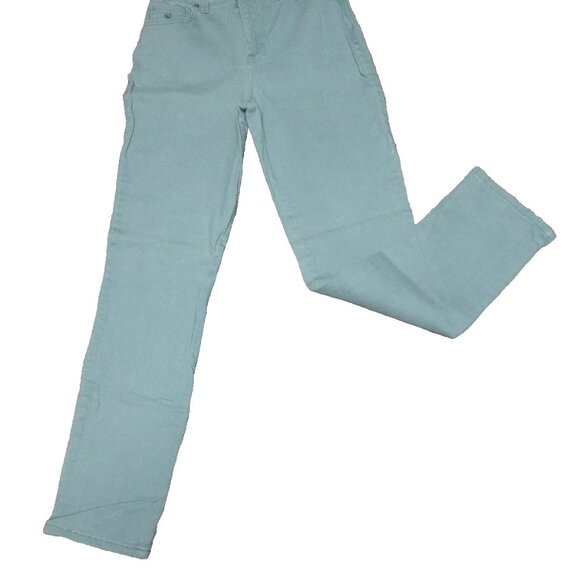 Gloria Vanderbilt Amanda green Jeans Sz 4 30x31 made in Jordan - Picture 5 of 5